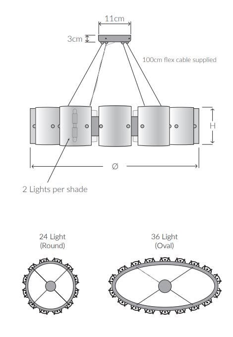 Алебастр светодиодный подвесной светильник Abrissi ATLANTE CONTEMPORARY ARCH-00111356 - Вид №2