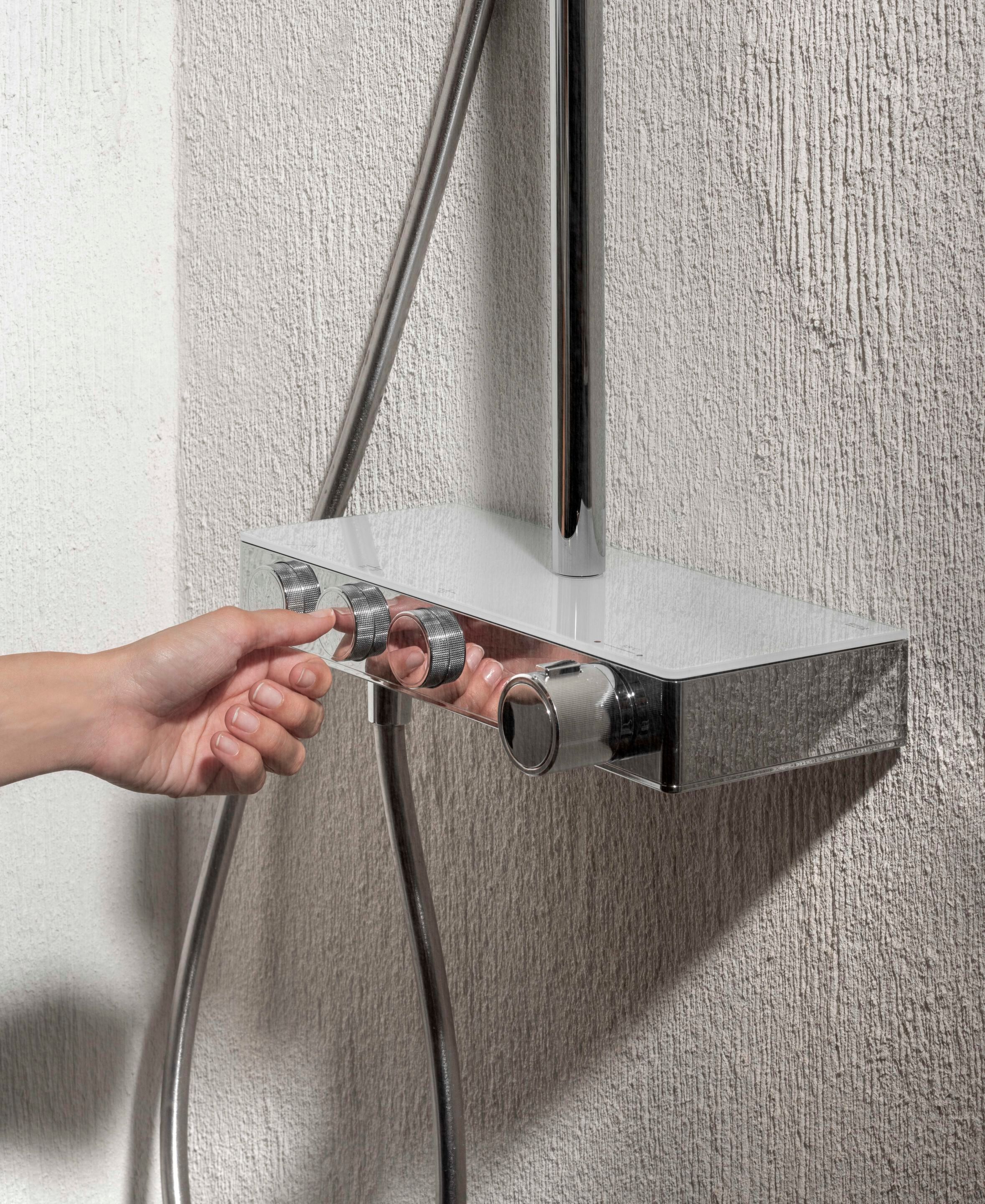 Латунь термостатический настенный душ колонка с переключателем Roca INDEX T-SWITCH 5A9I09..0 / 5A9J09..0 ARCH-00014771 - Вид №1