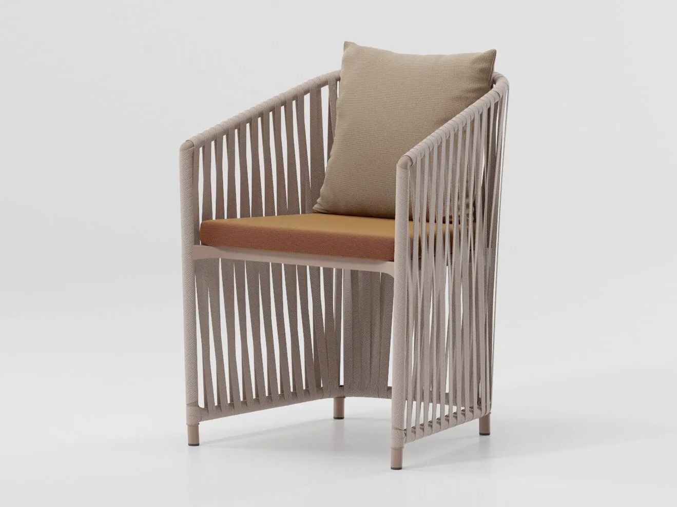 Садовый стул с подлокотниками Kettal Bitta Lounge ARCH-00067006