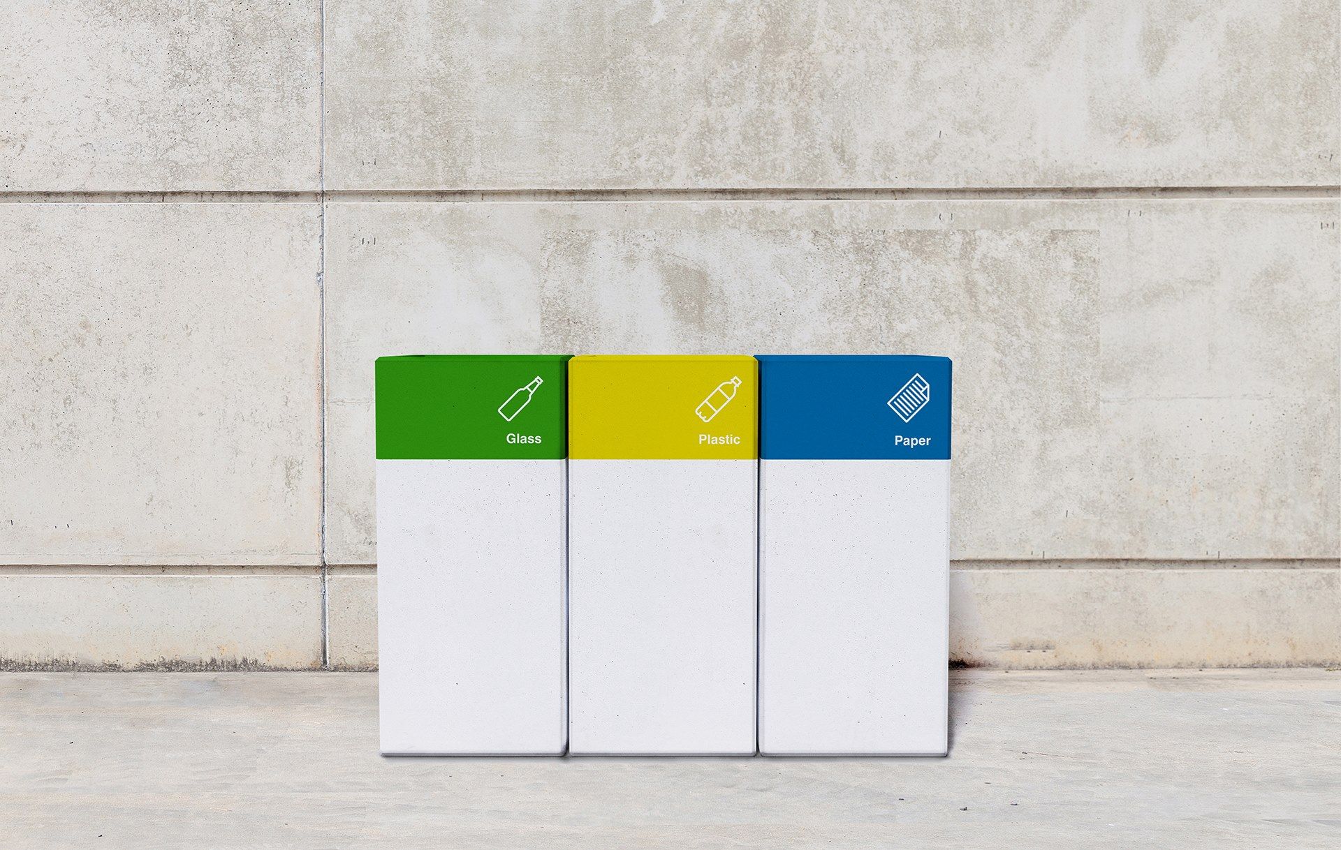 Бетонные стойки для мусора для утилизации отходов SIT BLOCK ARCH-00139770 - Вид №1