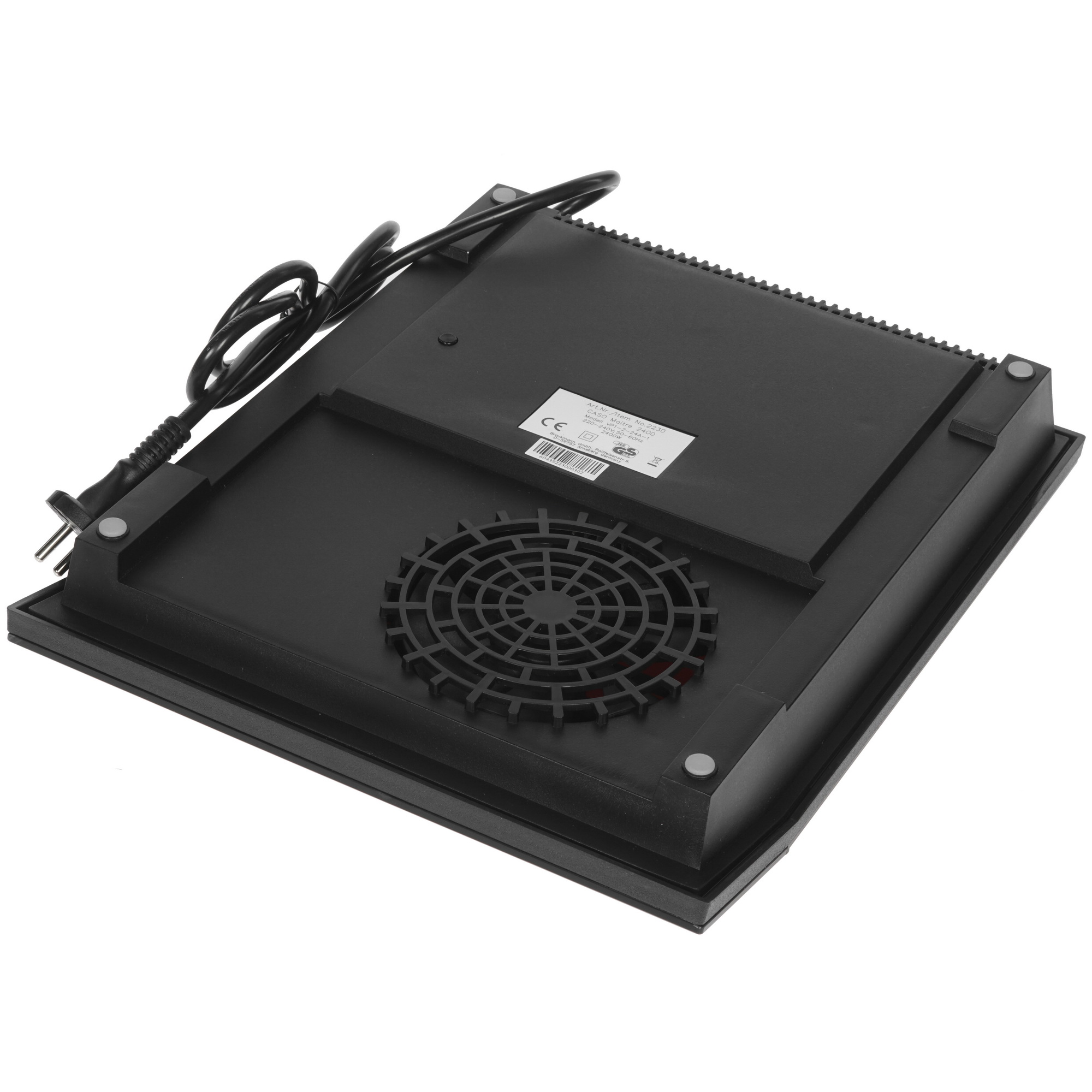 8117084 Плита компактная электрическая CASO Maitre 2400 черный STDN-0108146 - Вид №3