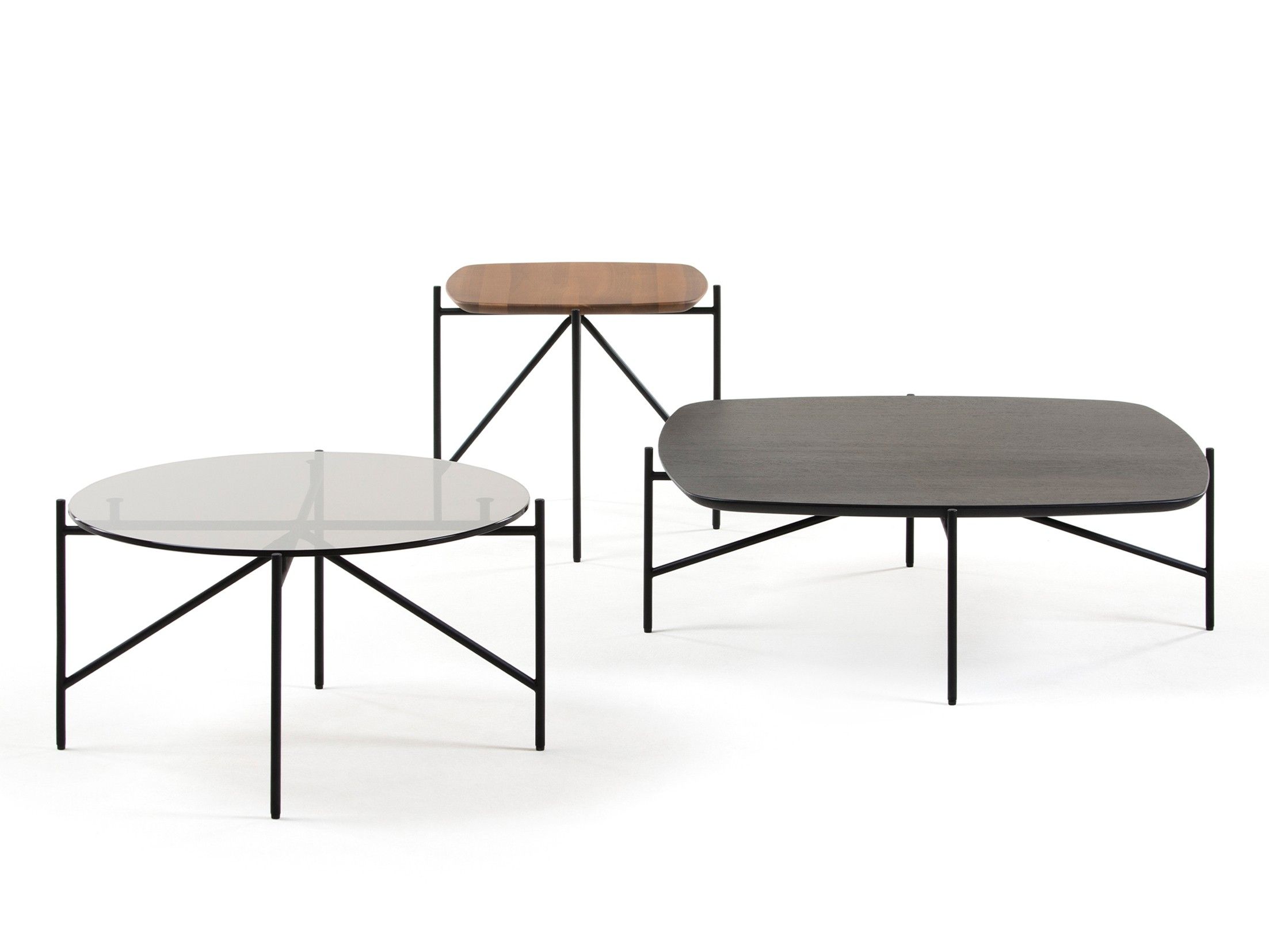 Журнальный столик с низким стеклом для гостиной prostoria Tinker ARCH-00077268 - Вид №1