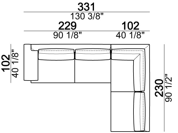 Секционный кожаный диван Arketipo EGO ARCH-00053712 - Вид №27
