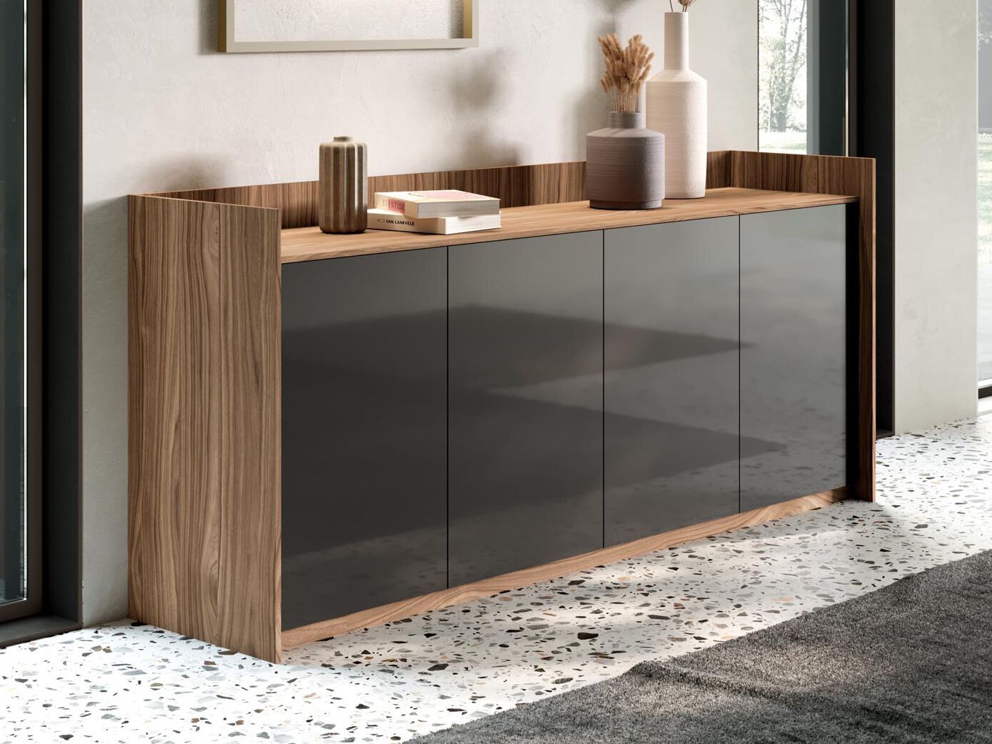 Двустворчатый шкаф с распашными дверями Guzzini & Fontana Ellington ARCH-00138248