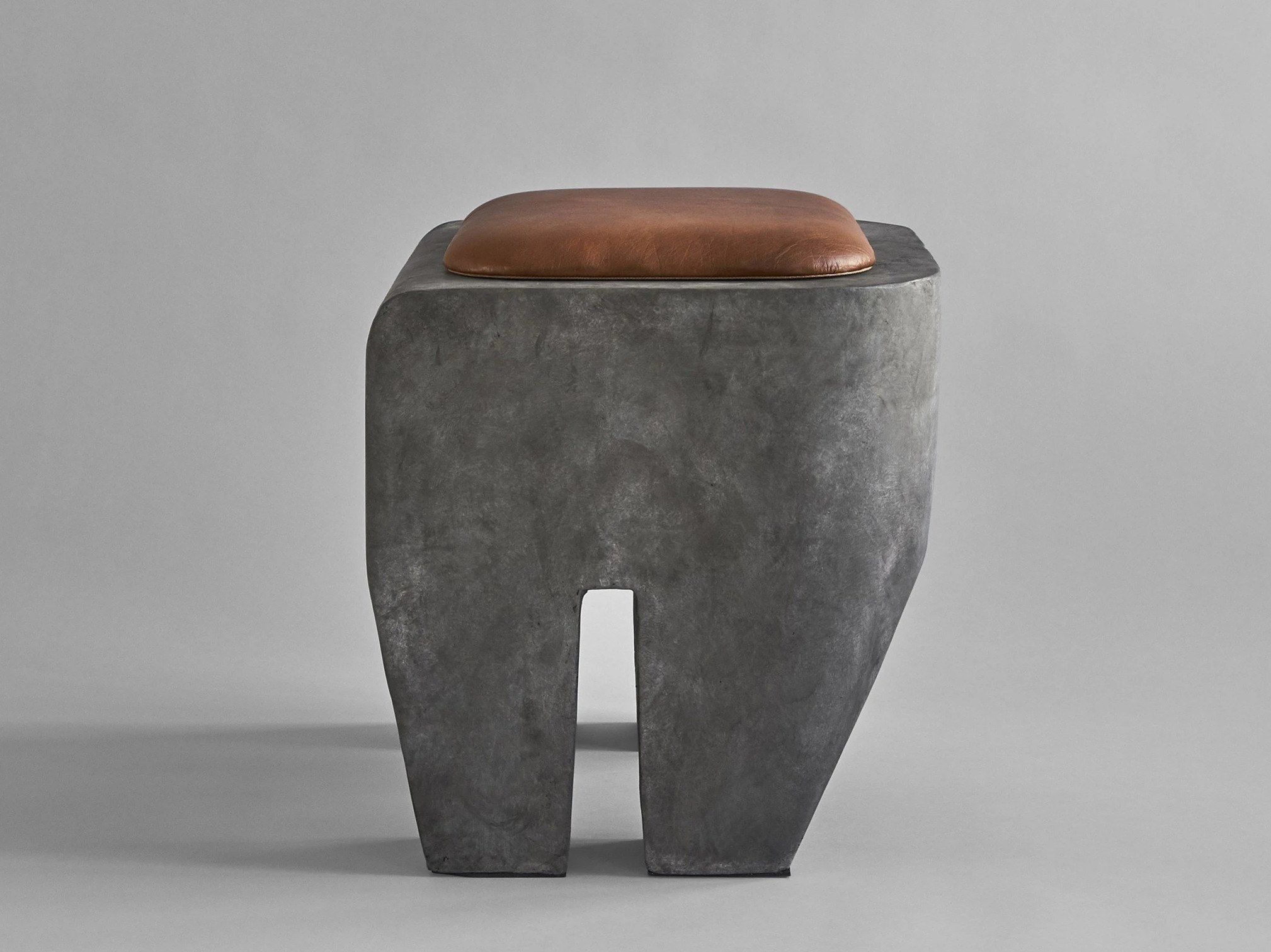 Кожаная квадратная однотонная подушка 101 Copenhagen Sculpt ARCH-00110314 - Вид №1