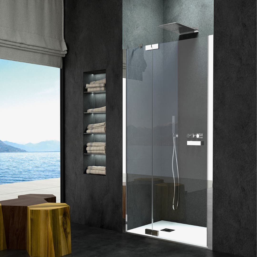 Прямоугольная душевая кабина из алюминия и стекла с распашной дверью CSA Box Doccia Алиса ARCH-00063427 - Вид №5