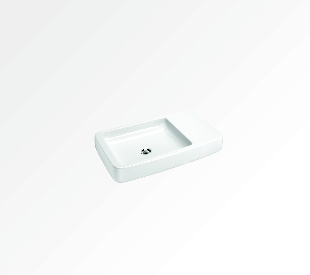 outletEXSOFTSMB.CO Накладная раковина на столешницу  прямоугольная Ex.T 