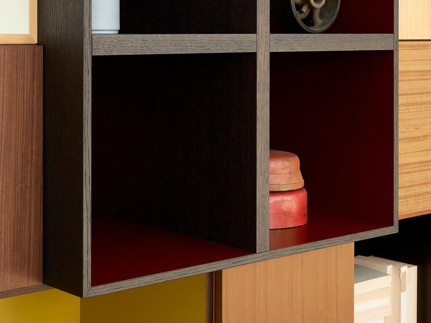 Porro Открытый книжный шкаф из лакированного мдф Modern sun-id-1456347 - Вид №2