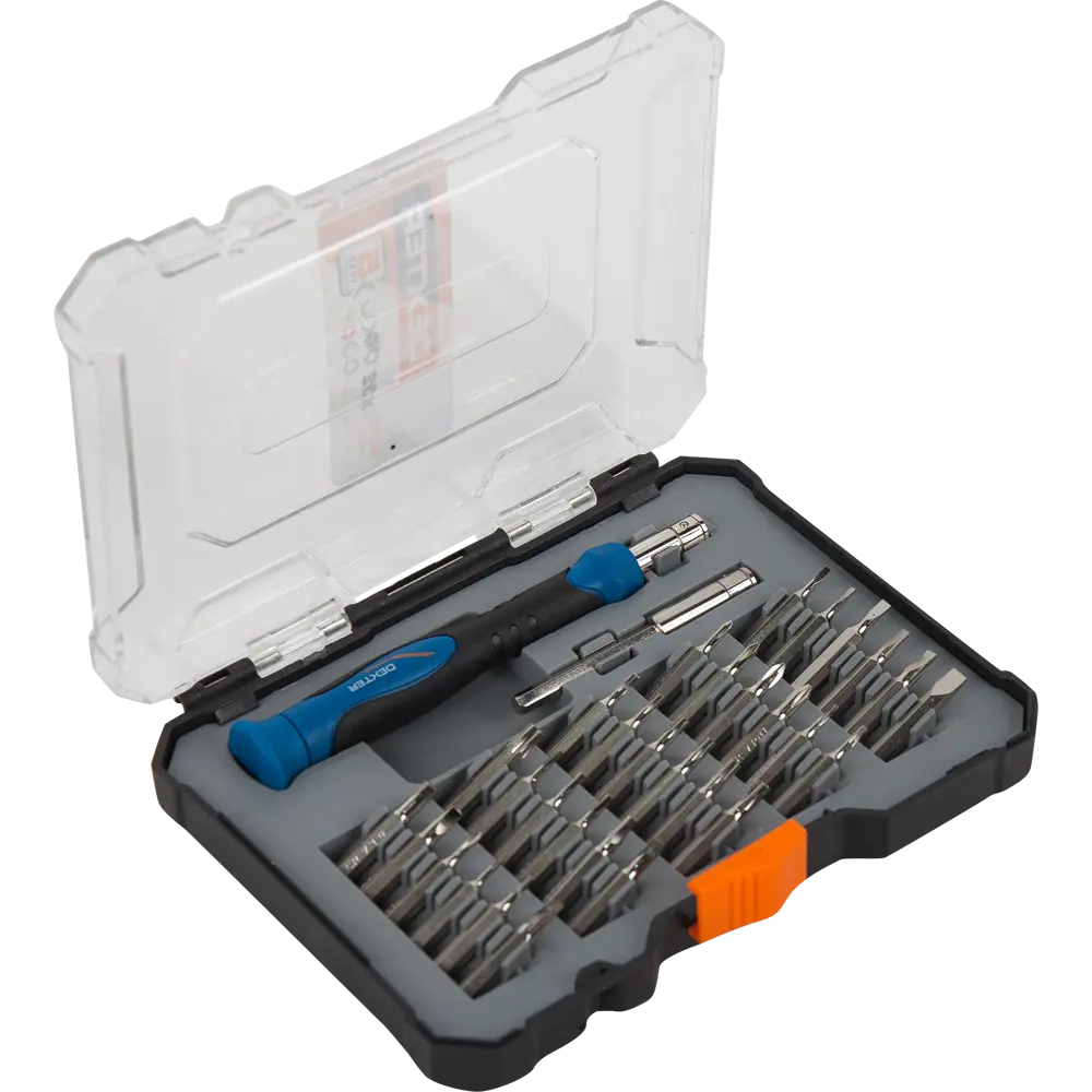 Прецизионная отвертка Dexter с 32 насадками для точных работ 18149090 STLM-0009636 - Вид №1