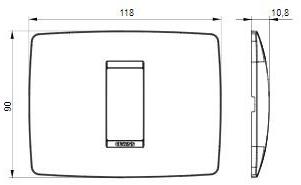 GEWISS Отделочная плита из технополимера Serie civili sun-id-1378576 - Вид №11