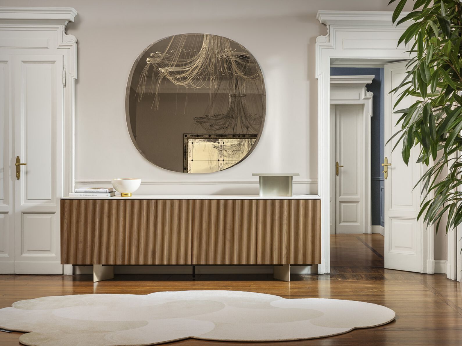 Настенное круглое зеркало Calligaris BRAME ARCH-00115934 - Вид №1