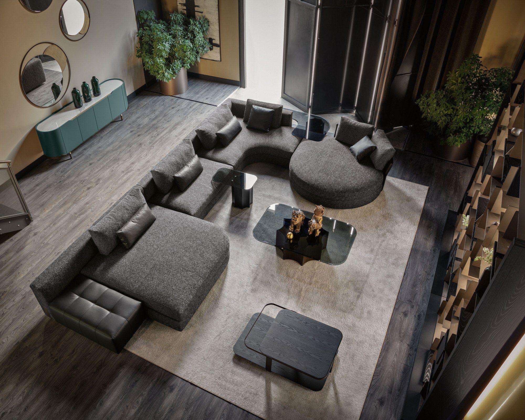 Тканевый диван с полуостровом Cantori Оазис ARCH-00073114 - Вид №7