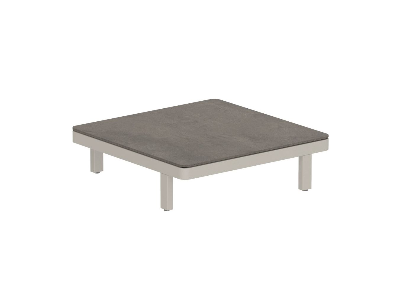 Алюминиевый квадратный низкий садовый столик с порошковым покрытием Royal Botania Alura Lounge ARCH-00012338 - Вид №8