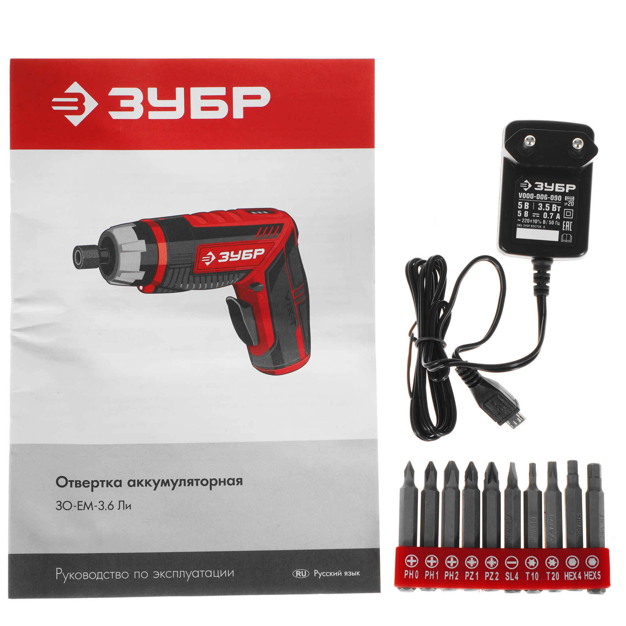 Аккумуляторная отвертка Зубр ViX-T 5320548 STDN-0096311 - Вид №6