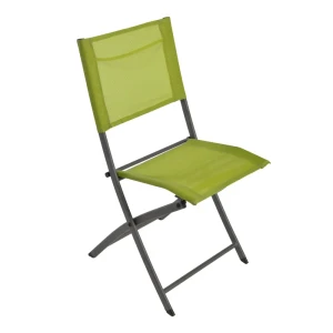 Стул садовый Дэнвер складной металл зеленый