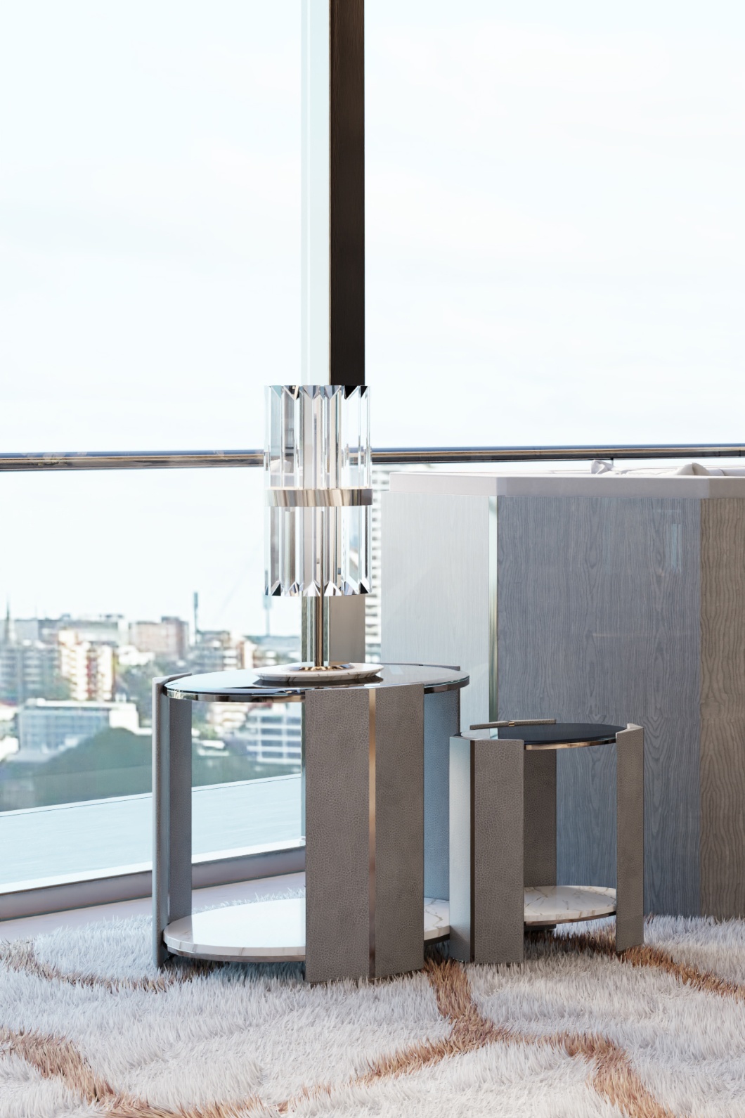 Установите боковой столик LUXXU Algerone 353 - Вид №3