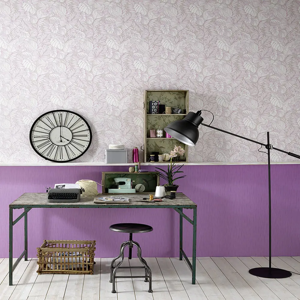 Обои флизелиновые 0.53х10 м бабочки цвет сиреневый ER 6885-09 Erismann STLM-2186957 - Вид №2