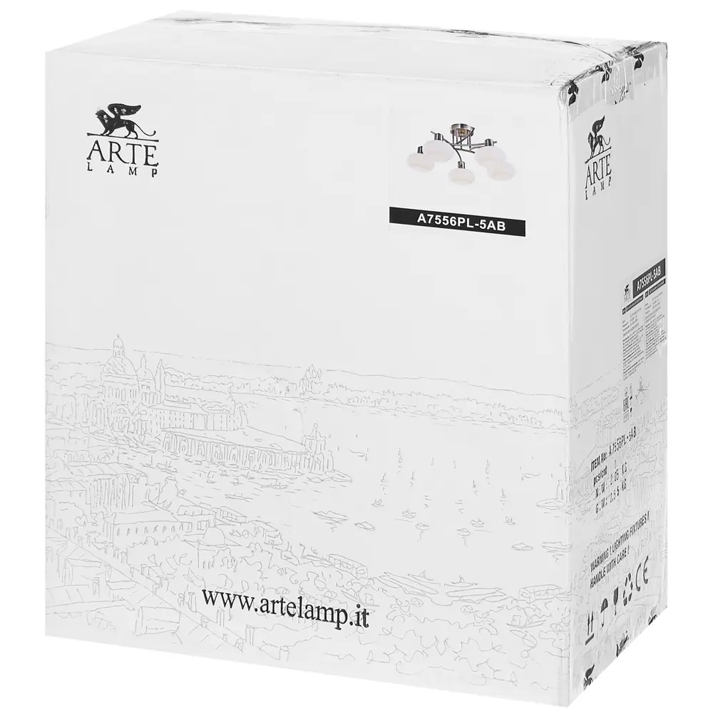 Люстра Latona 5xE14x40 Вт 18638803 STLM-2034292 Arte Lamp  - Вид №12
