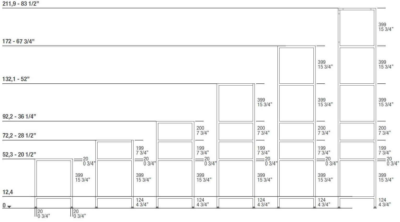 Bralco Модульная стальная офисная кладовая Concerto sun-id-1390719 - Вид №14