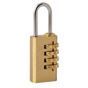 Замок кодовый Apecs PDB-40-21-CODE 21.3x9 мм латунь/сталь