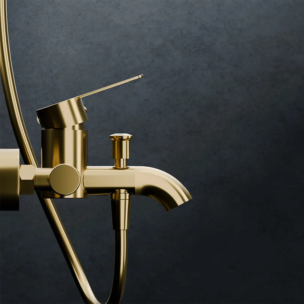 Смеситель для ванны Damixa Rowan в бронзовом исполнении 89346498 STLM-0977684 - Вид №2