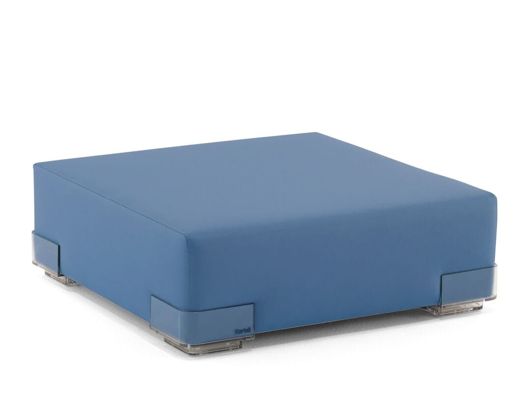 Съемный квадратный пуф из искусственной кожи Kartell Plastics ARCH-00011527 - Вид №6