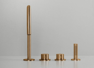 Ручной душ из нержавеющей стали с фиксированной струей для ванны