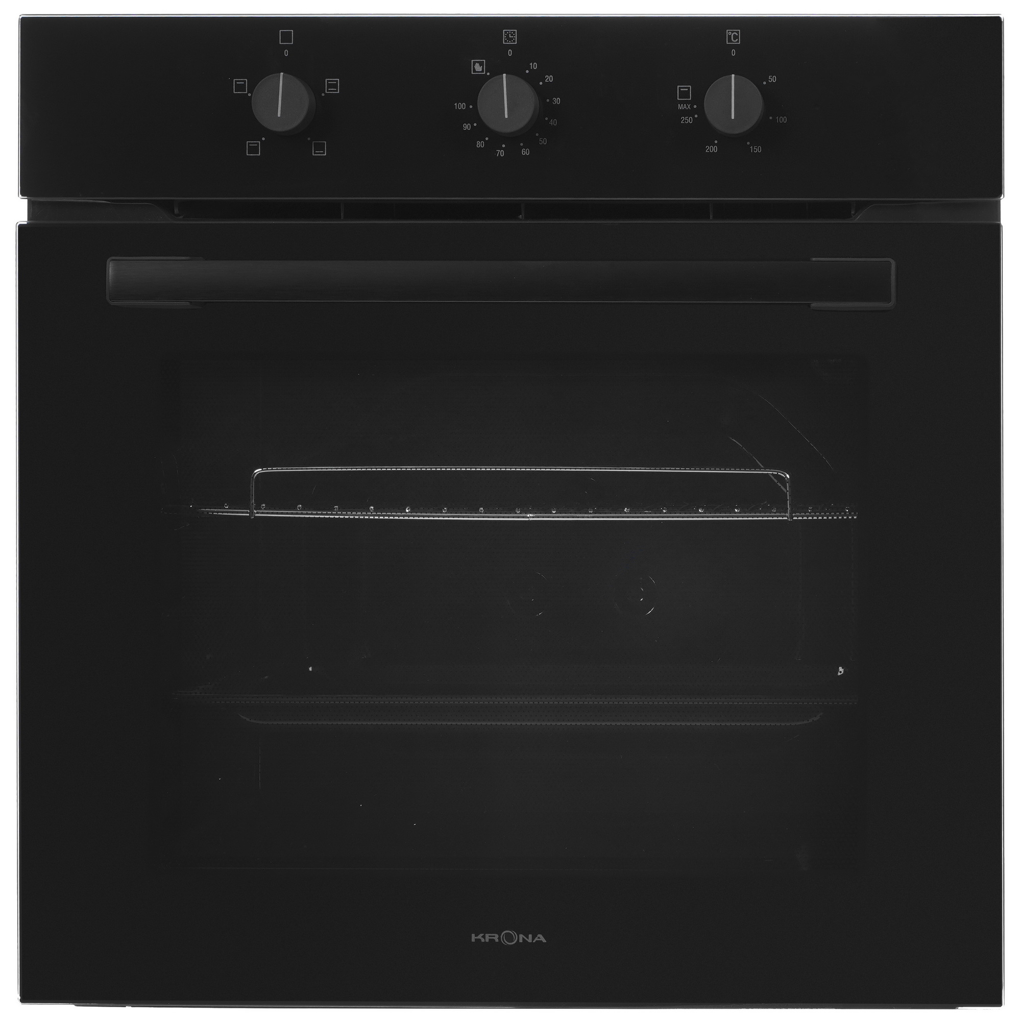 5361661 Электрический духовой шкаф KRONA SERA 60 BL/BL черный KRONA1 STDN-0148601