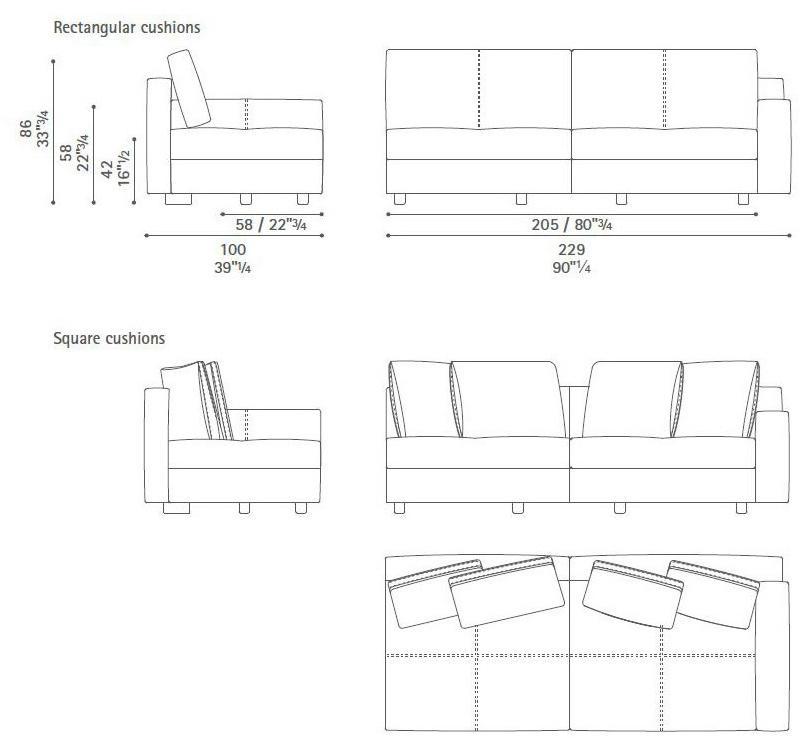 Poltrona Frau Модульный диван La collezione - divani e poltrone sun-id-1459157 - Вид №35