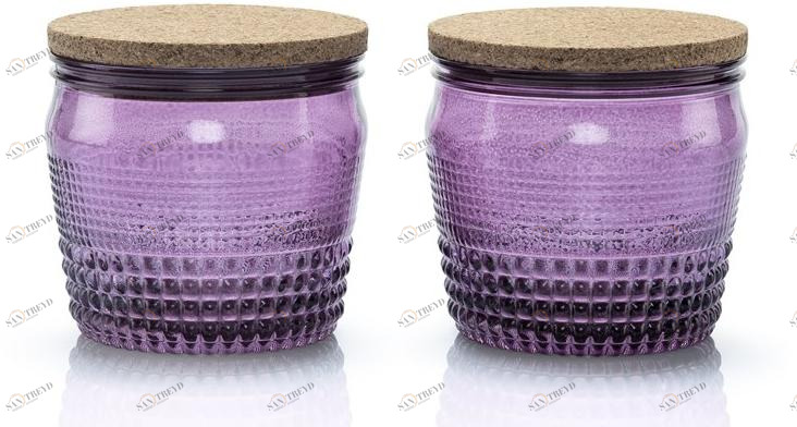 IVV Набор из 2 банок из дутого стекла Barattolando 8451.1