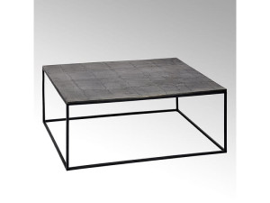 Прямоугольный алюминиевый журнальный столик