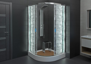 D80S LED Душевая кабина DETO Серия D