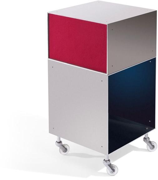 Atelier Belge Модульный открытый книжный шкаф из алюминия Totem sun-id-1478581 - Вид №1