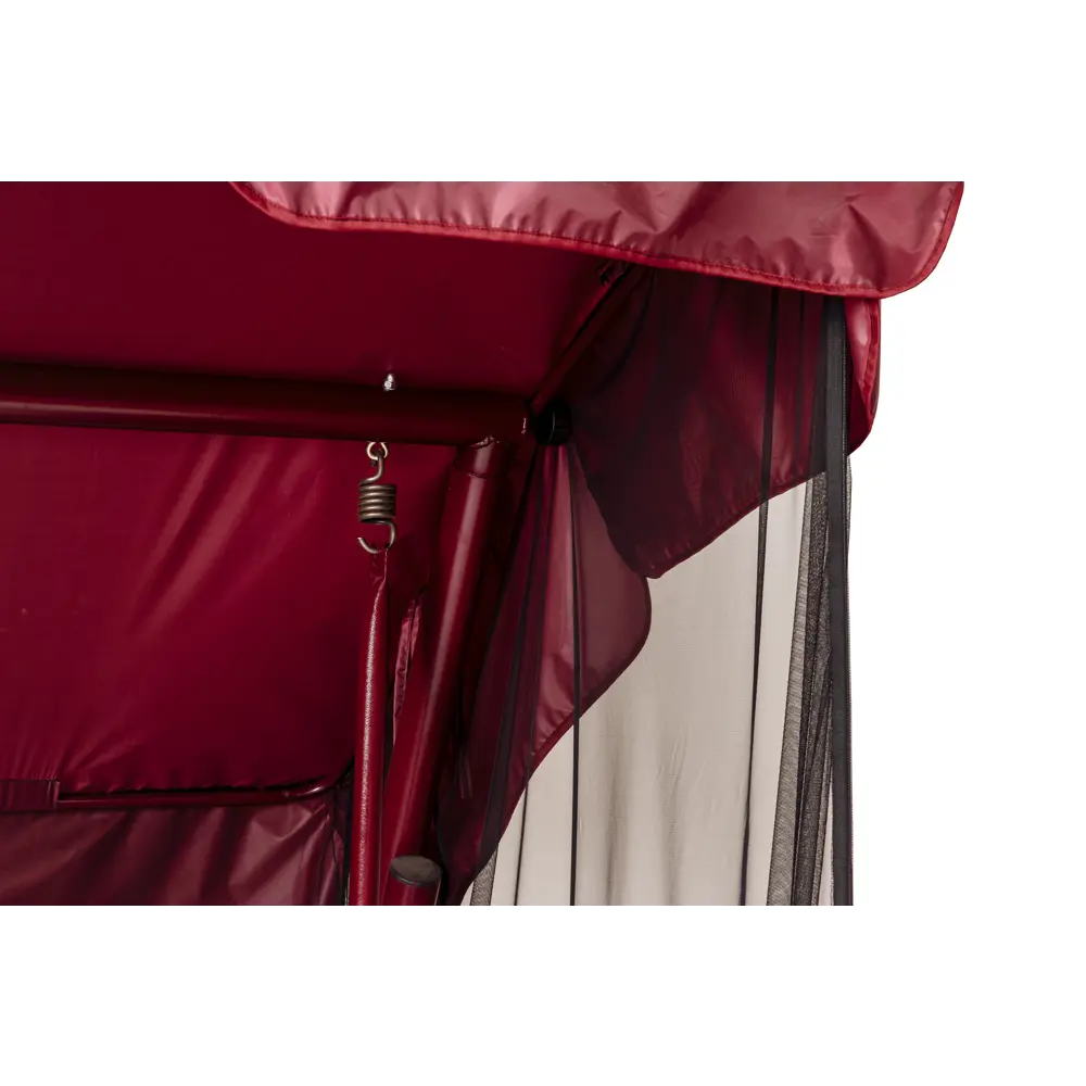 Качели садовые София 3-х местные (до 350 кг) бордовый/ розовый GREENGARD STLM-2107040 - Вид №5