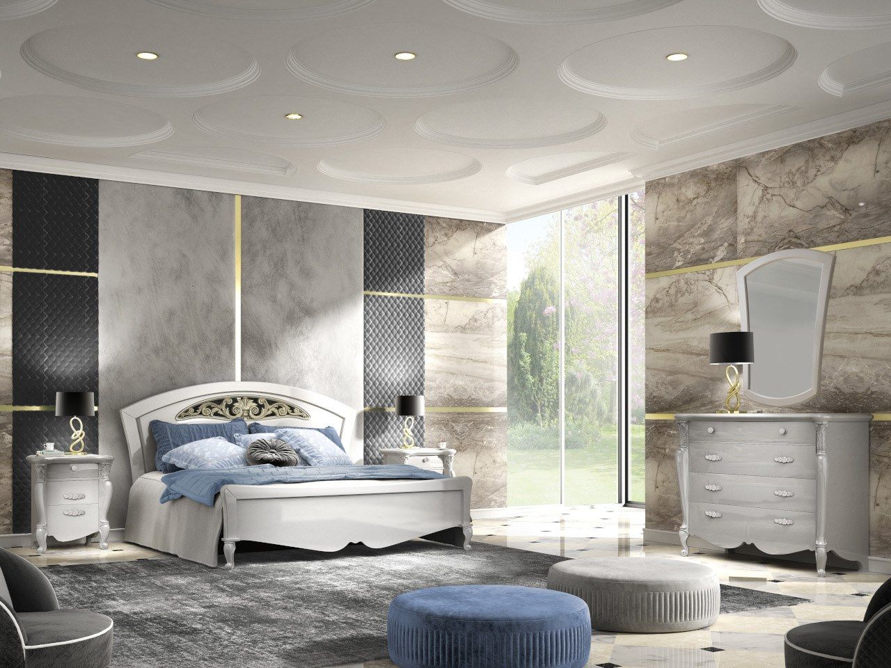 Деревянная тумбочка с ящиками CASA +39 Изумруд ARCH-00066896 - Вид №1