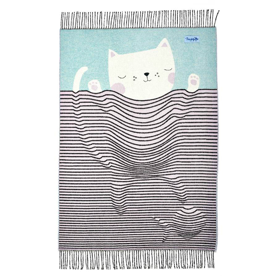 Плед Cat 2, 70 х 115 см, мультиколор MARZOTTO CAT2 - Вид №1