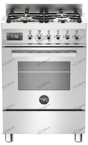 Bertazzoni Профессиональная отдельно стоящая кухня Professional Pro60 4 mfe s