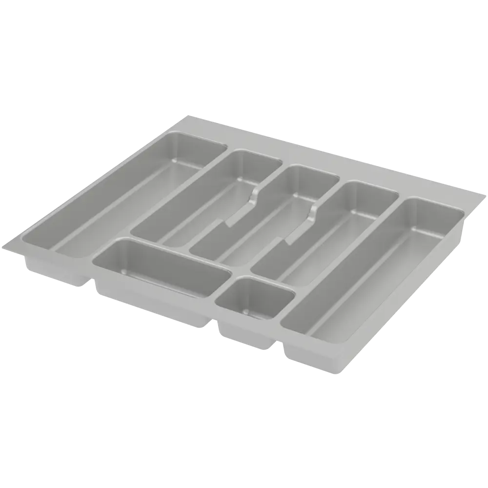 Лоток для столовых приборов Delinia 48.6x4.5x52.6 см пластик цвет серый STLM-2117184 - Вид №1