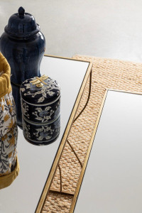 Прямоугольный стальной консольный стол с порошковым покрытием