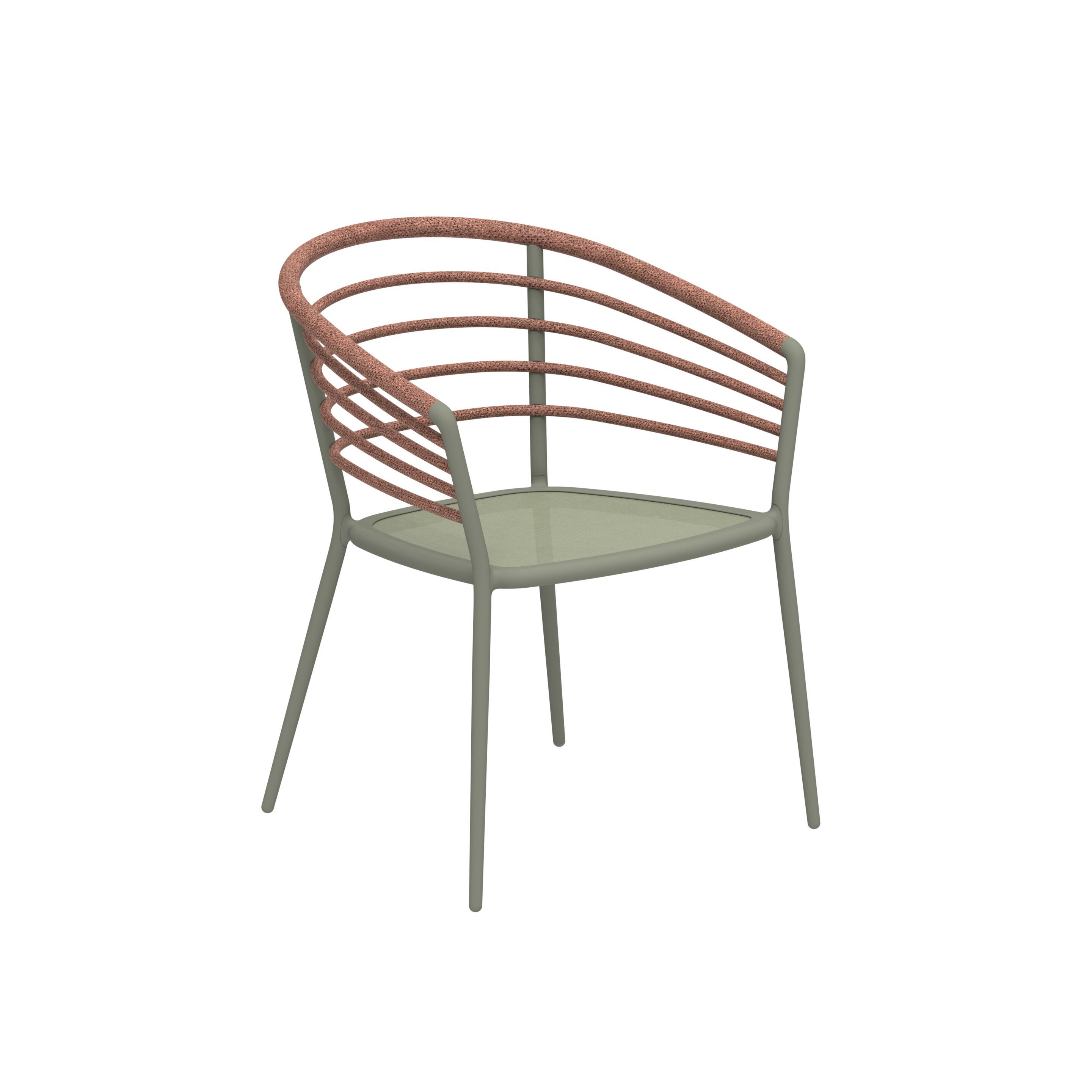 Алюминиевый садовый стул с подлокотниками Royal Botania Archy ARCH-00101924 - Вид №8