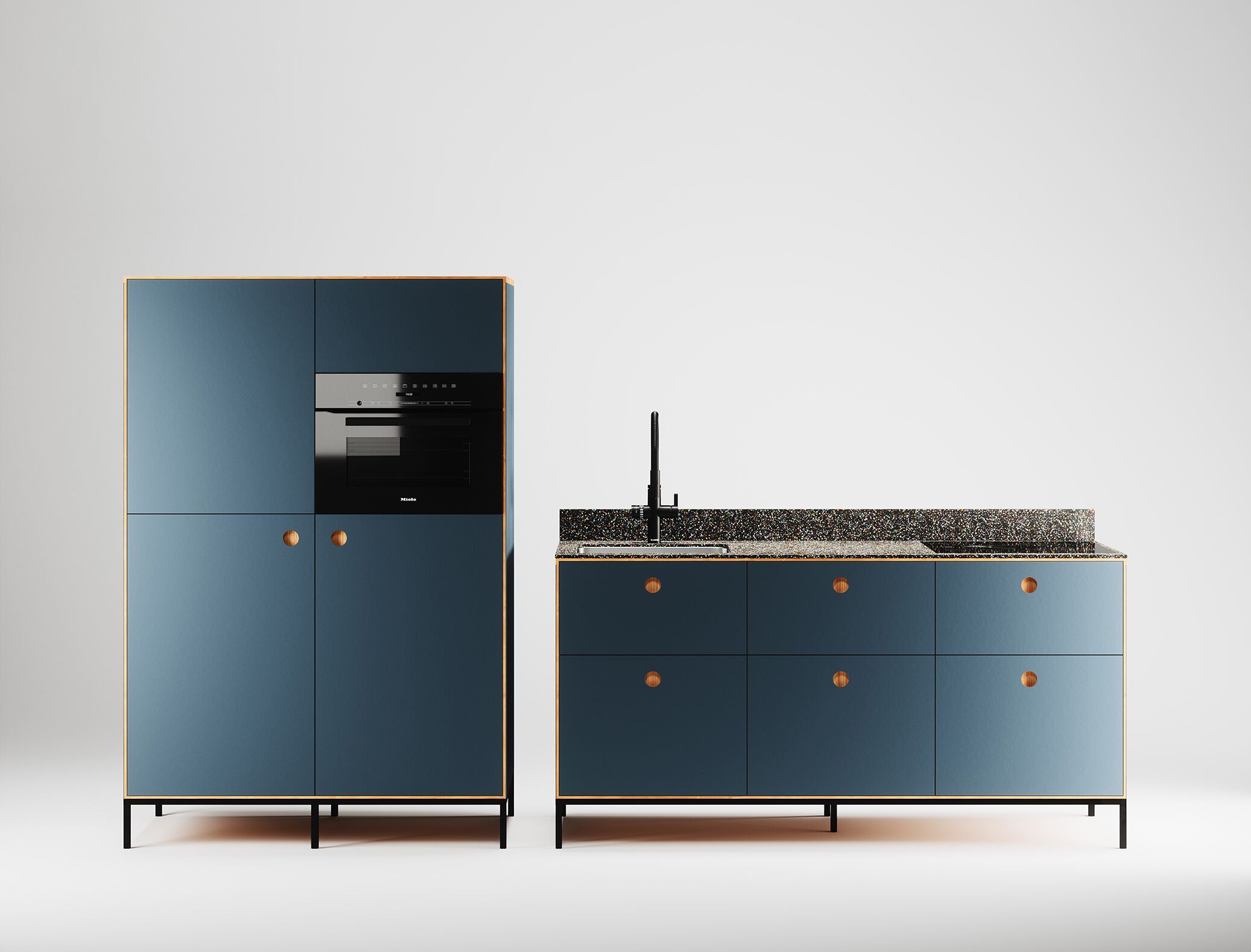 Встроенная кухня Neuvermoebelt TINY KITCHEN "OFFICE" ARCH-00079175 - Вид №3