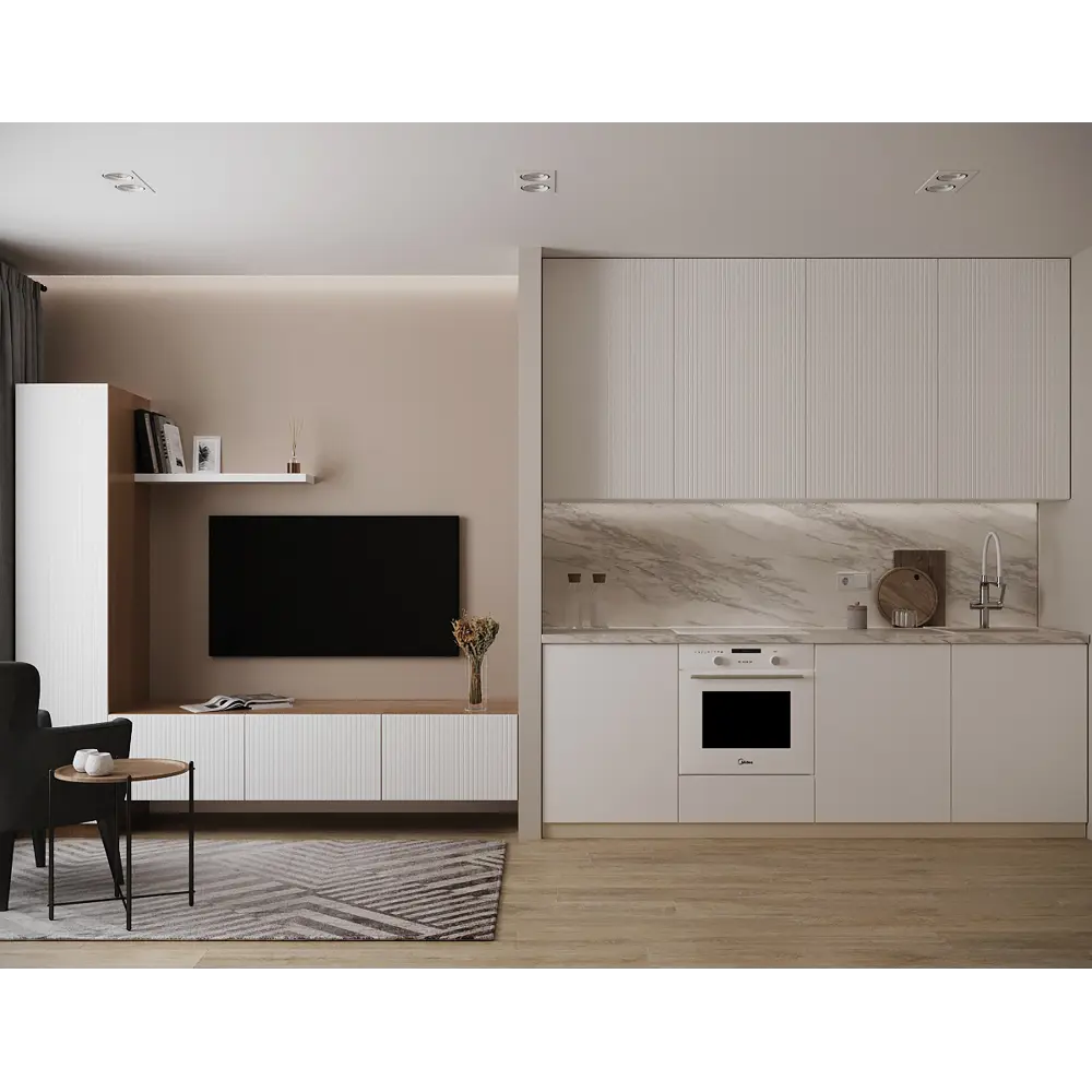 Фасад кухонный DELINIA ID София белый матовый 14.7×102.1 см 82010121 STLM-0886833 - Вид №17