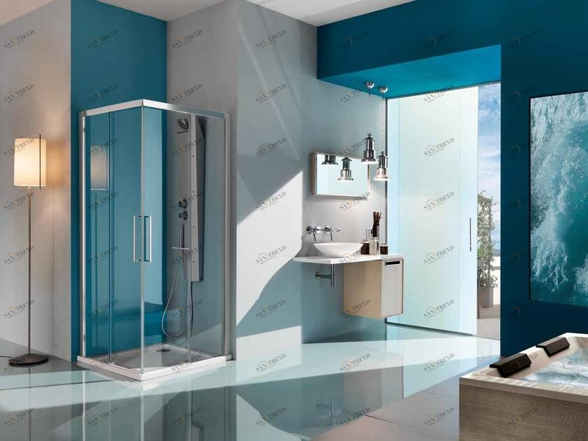 Samo Душевой уголок угловой с раздвижной дверцей Eccelsa sun-id-1490499