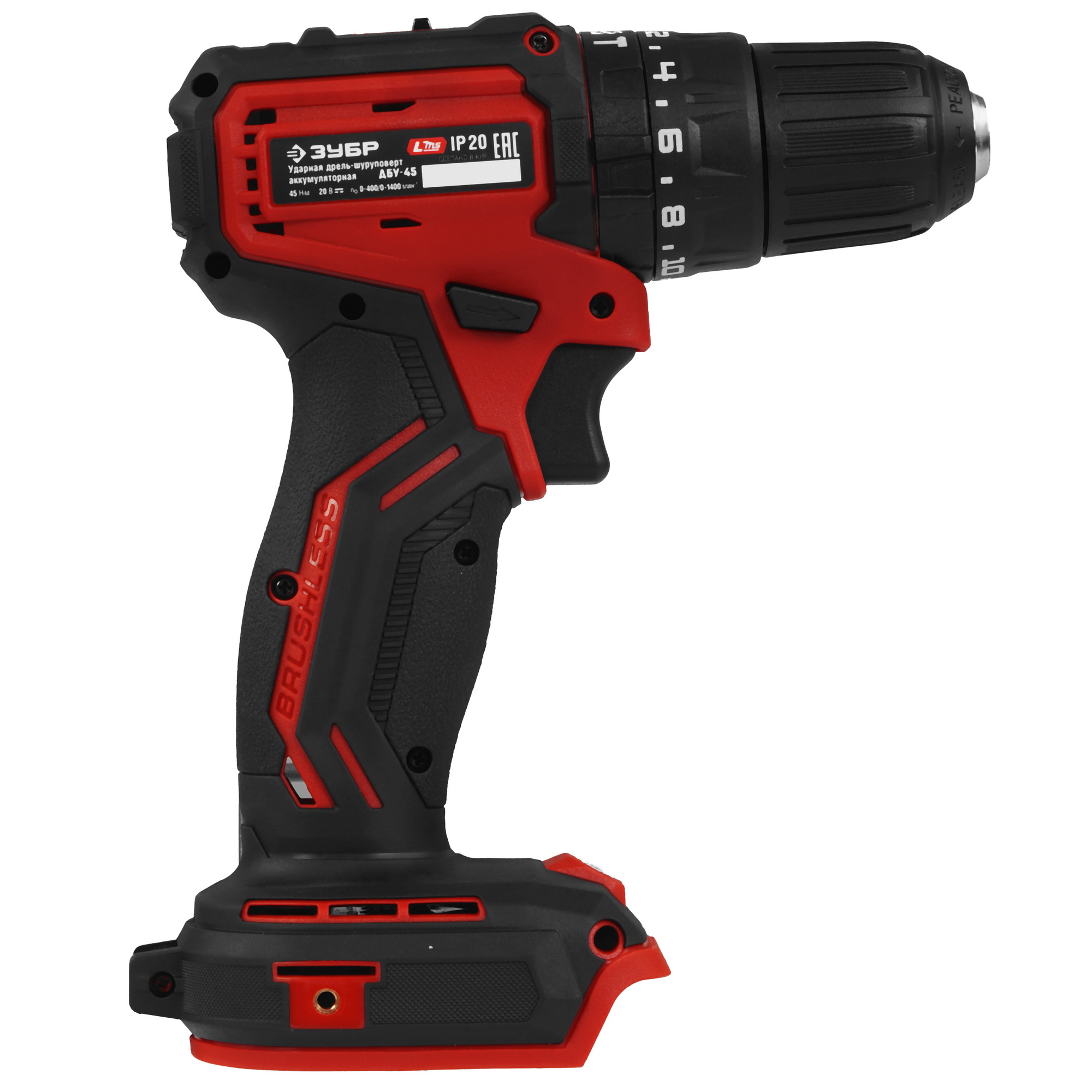 Дрель-шуруповерт ЗУБР ДБУ-45   , Без ЗУ, Без АКБ 9275993 STDN-0010881 - Вид №1