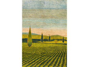 Прямоугольный шерстяной ковер