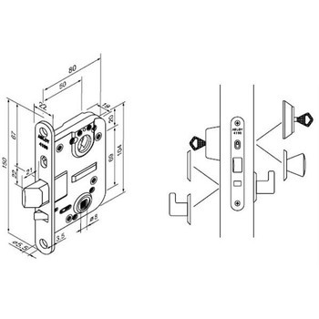 Корпус замка 4190 Santreyd LK01-889 - Вид №1