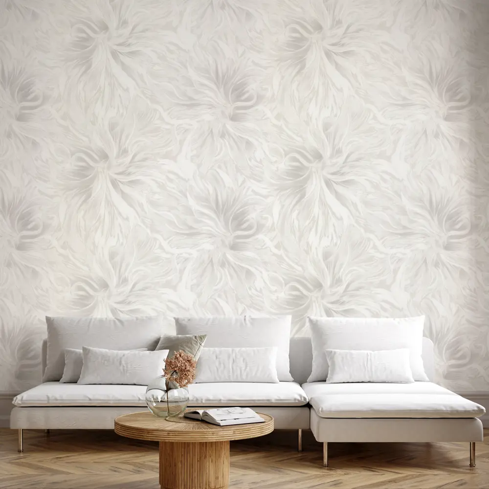 Walldecor Exclusive Мэри: Бежевые флизелиновые обои с абстрактным узором 89401949 STLM-1569378 - Вид №4