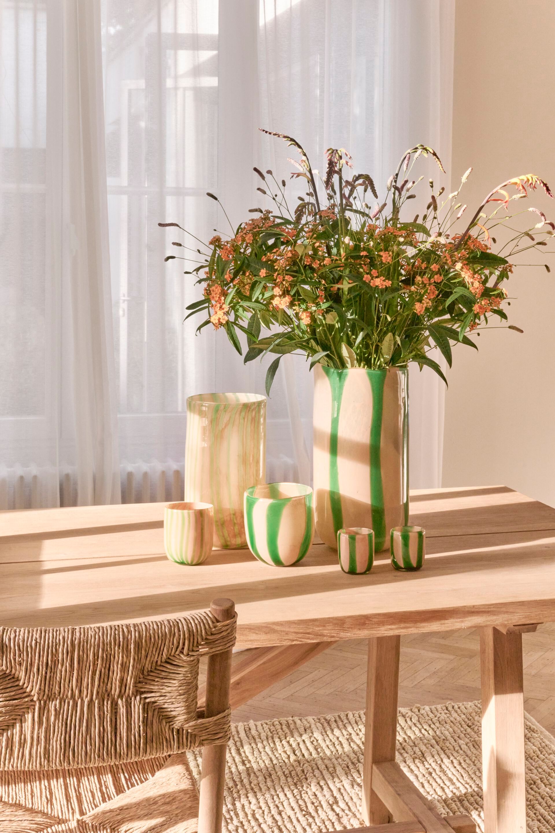 Круглая ваза из дутого стекла POMAX Канны ARCH-00042035 - Вид №47