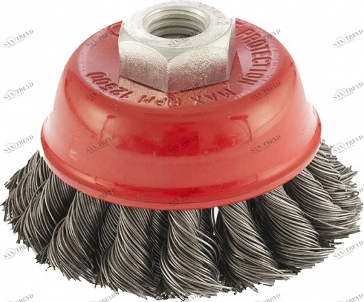 Щетка для УШМ по металлу жесткая D 65 мм Креост 13069