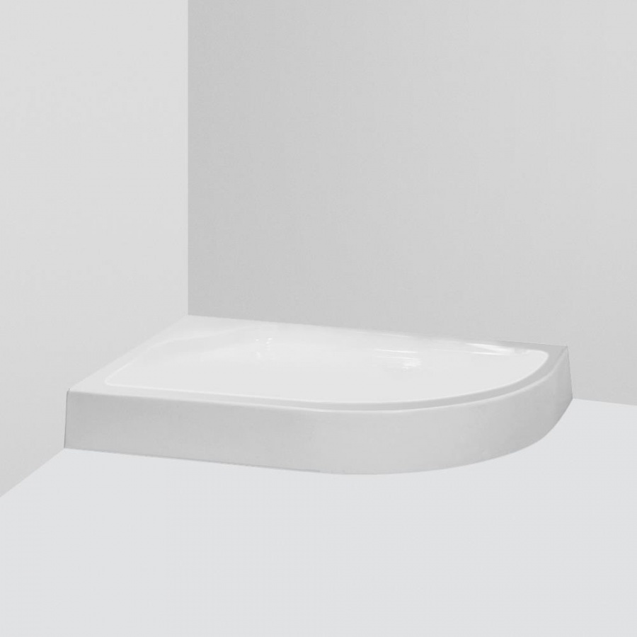 W54T-302L120W64 Twin Slide 120. Поддон для душ.уголка левосторонний 120x80 белый акрил AM.PM Orange  - Вид №1